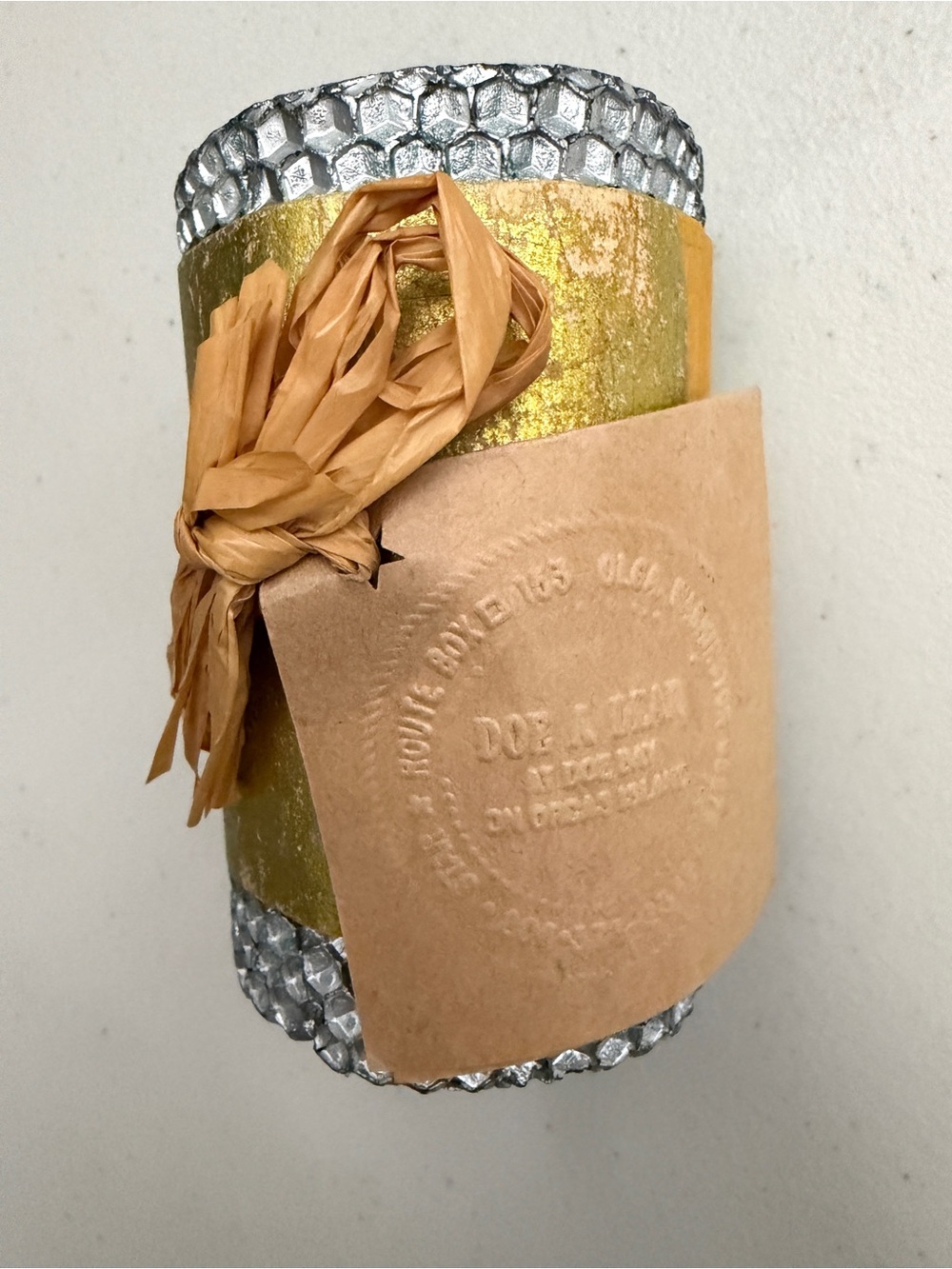 🩶🤎💛DOE A DEAR Beeswax Candle🕯️NWT
